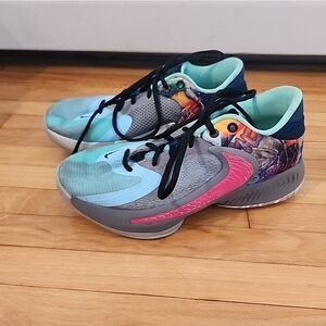 Big Kid's Nike Freak 6.5 SE Smoke Grey/Pinksicle (DQ8040 001)